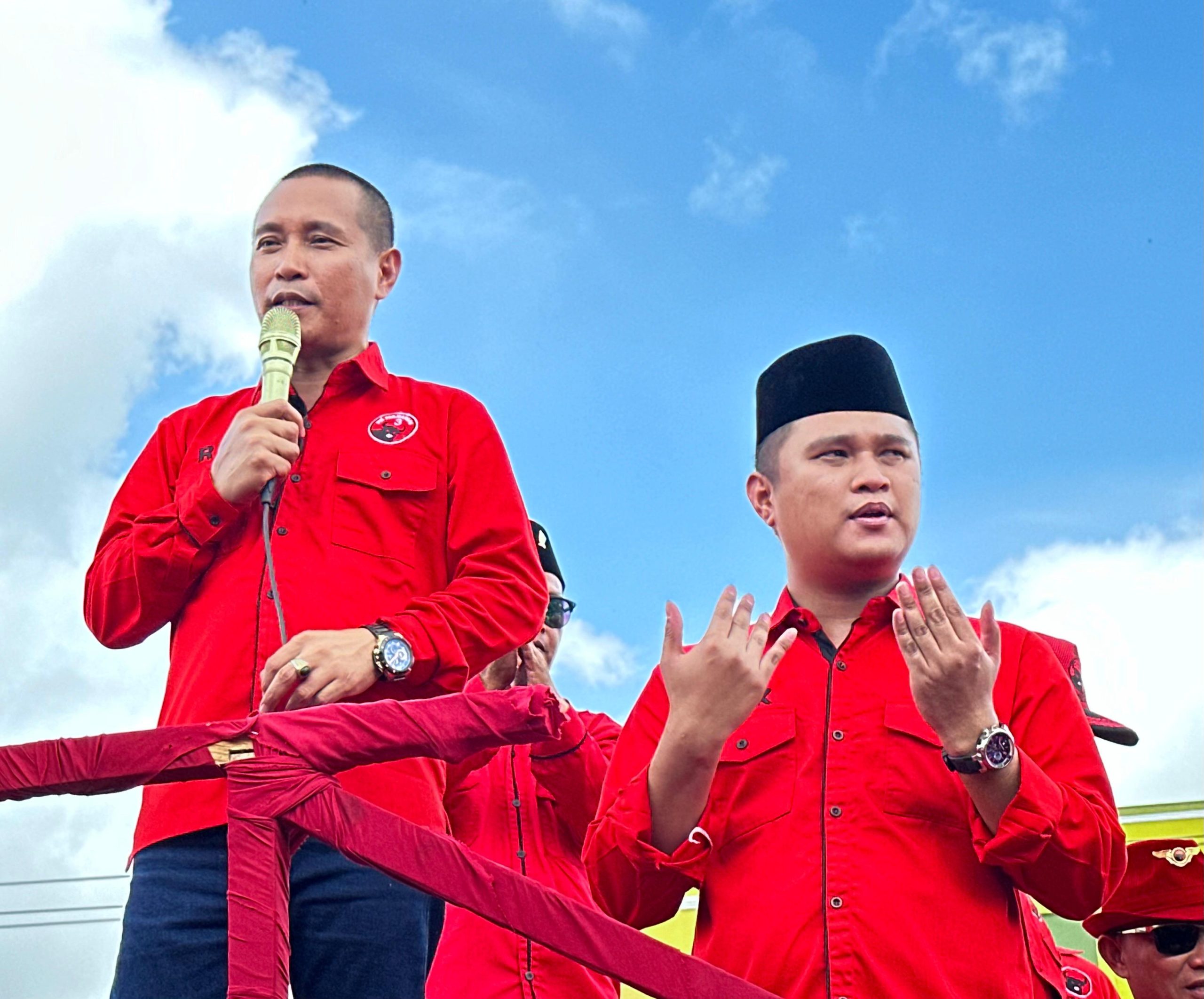 Ribuan masa sambut pasangan RDF
